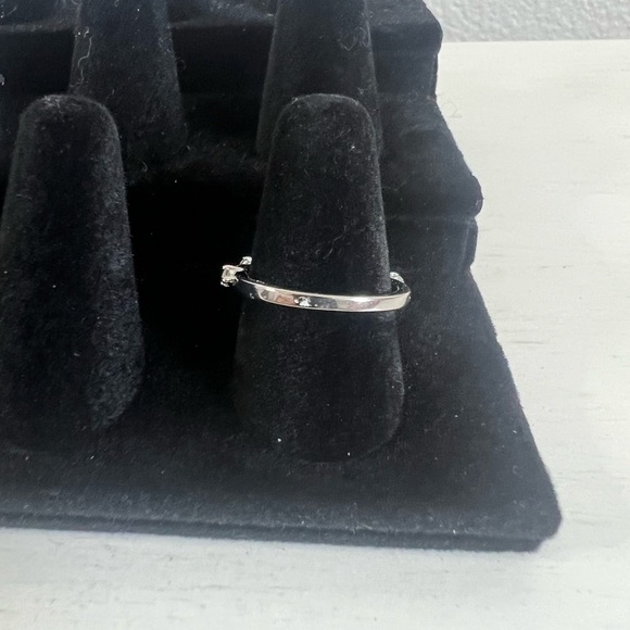 Lab Created Sapphire Ring Sz 8 - Picture 3 of 5